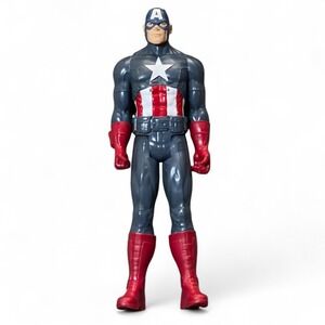 Marvel Captain America 12" Action Figure Hasbro 2013 Superhero Toy Blue‎ Red